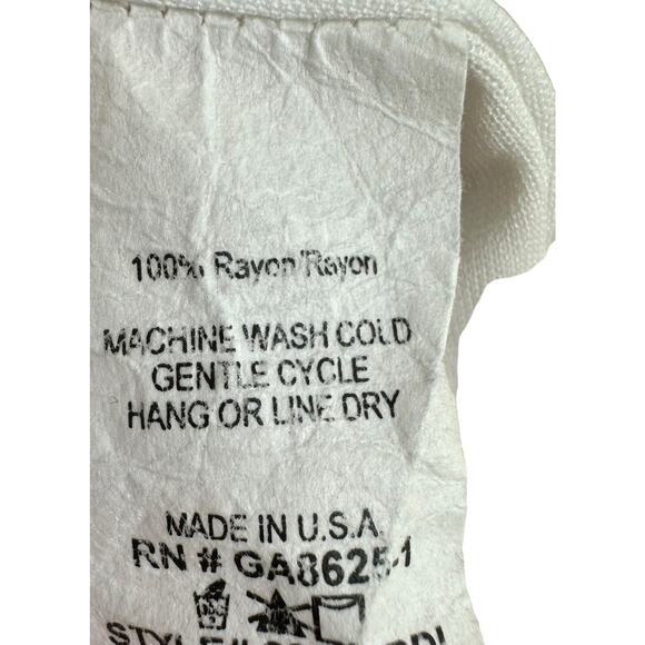 Renee C. Multicolor Lightweight Lined 3/4 Balloon Sleeve Mini Dress USA Size L - Picture 9 of 9